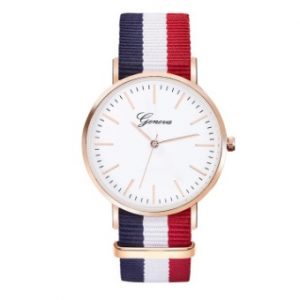 Reloj para amantes de las mujeres, tendencia de moda, versión coreana de ocio simple, reloj de cuarzo para estudiantes masculinos, cinturón de lona de nailon, gran oferta
