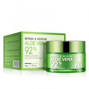 Cuidado de la piel crema hidratante de aloe vera hidratante y control de grasa