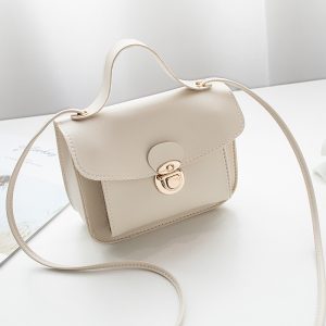 Bolso de hombro a la moda para mujer, bolsos tipo sobre de PU, bolso bandolera liso para mujer